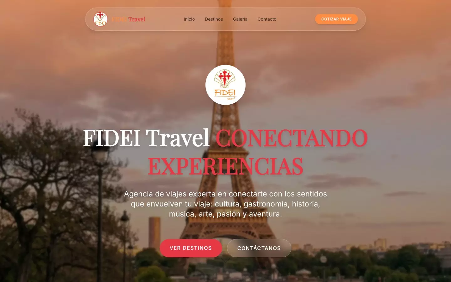 Vista previa de Fidei Travel